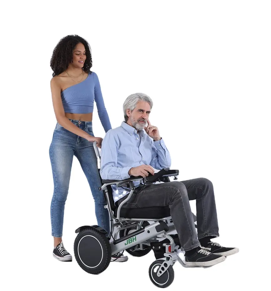 JBH 인기 전동 휠체어 고령자 경량 휴대용 전력 휠체어