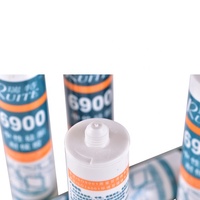 Un composant transparent Silicone acrylique calfeutrage mastic Latex pâte colle à peindre adhésif pour la construction et le travail du bois