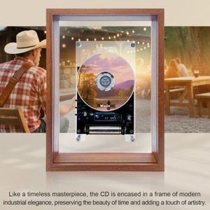 Conjuntos de Presentes para o Ano Novo, Reprodutor de CD Bluetooth, Som Hi-Fi, <span class=keywords><strong>Design</strong></span> Retro-Industrial, Sem Alto-falante Embutido, Montável na Parede - Product Image 3