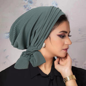 <span class=keywords><strong>Foulard</strong></span> musulman pré-noué Chemo Bonnet Casquette Femme Turban Chapeau Couvre-chef Cancer <span class=keywords><strong>Perte</strong></span> de <span class=keywords><strong>cheveux</strong></span> Chapeau - Product Image 5