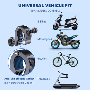 Xe Đạp Di Động Đứng Với Chống Rung Di Động Đứng Không Thấm Nước Xe Đạp Động Cơ Khóa Đứng Tay Cầm Người Giữ Điện Thoại Cho Xe Máy - Product Image 4