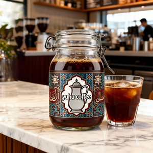 กาแฟฟรีซดรายบรรจุขวดแก้วทรงกลม 100 กรัม ขายส่ง กาแฟสำเร็จรูปเกรดพรีเมียมสำหรับร้านกาแฟ (OEM) - Product Image 1
