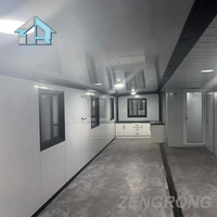 Rumah Kontainer Mewah 40ft yang Dapat Dilepas, Rumah Mobile 3 Kamar Tidur dengan Dapur dan Toilet - Rumah Modular Portabel yang Dapat Dilepas untuk Penggunaan Toko