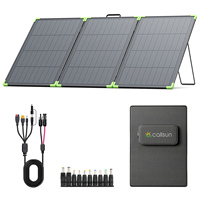 Valise solaire pliable 200W : Panneau solaire N-Type ultra-portable à 25 % d'efficacité avec sortie DC XT60 pour Van Life et Overlanding