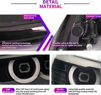 Feux arrière JC pour Mitsubishi Lancer EVO X Berline 2008-2022, ensemble de feux arrière JDM avec animation de démarrage, côtés conducteur/passager, fumés