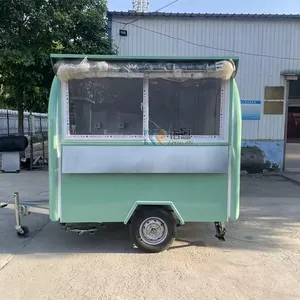 Kiosque de cuisine mobile contemporain sur mesure Combinateur alimentaire extérieur Automobile Déjeuner Combustion et offre de chariot de nourriture