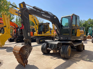 Excavatrice sur pneus d'occasion Daewoo Volvo LG670 de 7 tonnes avec moteur Doosan et pompe hydraulique, certifiée CE, avec attache rapide et brise-roche - Product Image 6