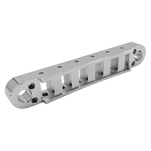 บริการงานกลึง CNC ชิ้นส่วนสะพานกีตาร์อะลูมิเนียมอัลลอยแบบกำหนดเอง - Product Image 5