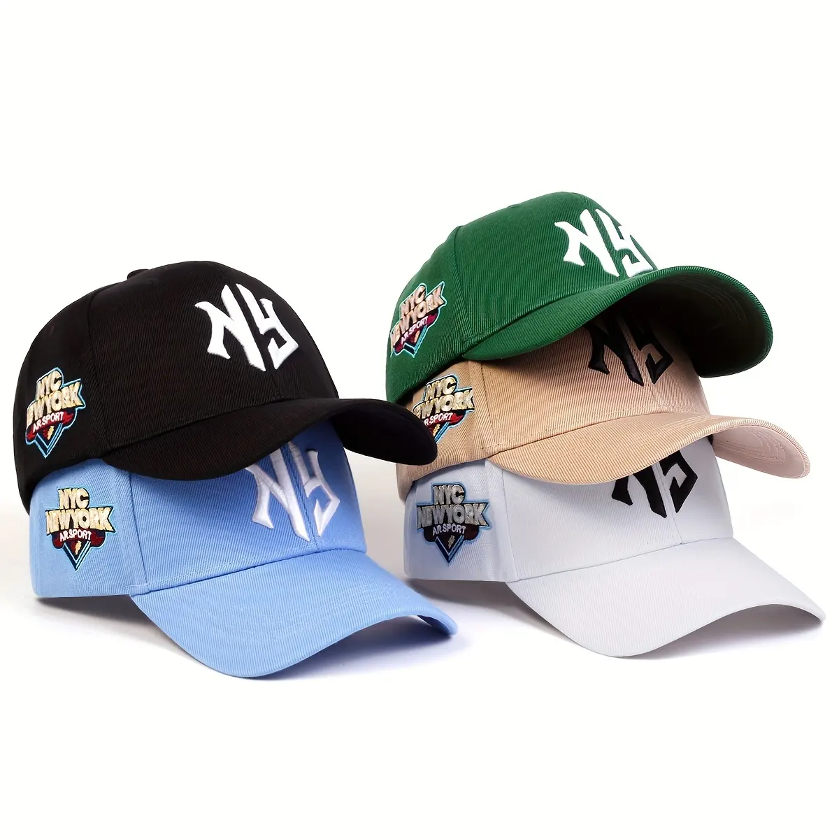 Customised Basketball Luxury Premium Curved Brim Base Ball Cap Polyester Gorras Five Ny Baseball Caps Branded With Logo