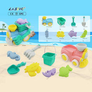 Juguetes de Arena de Alta Calidad, No Tóxicos, Juego de Barcos de Playa Multicolores de Varias Piezas para Niños, para Construir Castillos de Arena - Product Image 3
