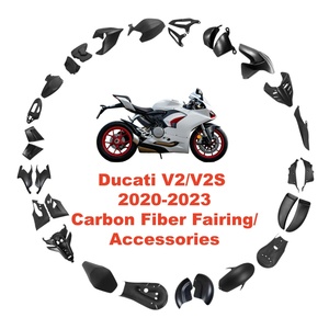Kit de Carenado de Motocicleta de Fibra de Carbono 3K 100% Seca para Panigale V2 V2S 2020-2023, Compra Directa - Product Image 1