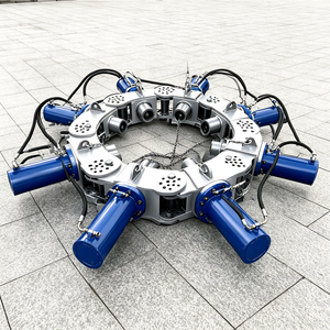Cisaille hydraulique à prix d'usine pour pieux, machine de démolition de pieux montée sur excavatrice pour la construction de fondations de ponts et autoroutes - Product Image 3