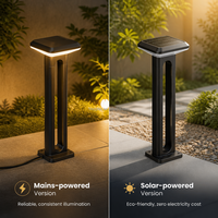 Lampes Solaires Murales 5W Blanc Chaud Économie d'Énergie Étanche IP65 avec Détecteur de Mouvement et Télécommande pour Cour Extérieure - Offre Spéciale