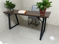 Bureau d'ordinateur, bureau à domicile, style moderne et minimaliste, bureau d'étude pour étudiant, bureau d'écriture avec tiroir, table de réunion en bois de luxe léger, longue