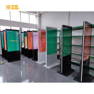 Taiding 55 "inch kỹ thuật số biển và hiển thị <span class=keywords><strong>kiosk</strong></span> Totem LCD màn hình cảm ứng trong nhà thông minh Wifi tầng đứng máy nghe nhạc quảng cáo - Product Image 4