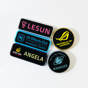 Nhà Sản Xuất Tùy Chỉnh ID Huy Hiệu Thủ Công Mỹ Nghệ Tên Tag An Toàn Pin <span class=keywords><strong>Logo</strong></span> Thông Tin Hiển Thị Bảy Màu Nhấp Nháy LED Huy Hiệu - Product Image 1