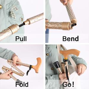 2025 đi du lịch đóng mở mía, 5-cấp độ cao hoàn hảo có thể điều chỉnh đi bộ thanh với oxy hóa Công nghệ & khắc cá quy mô - Product Image 4