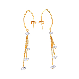 Pendientes de aro de Plata de Ley 925 con diseño de diamante, joyería hecha a mano - Product Image 1