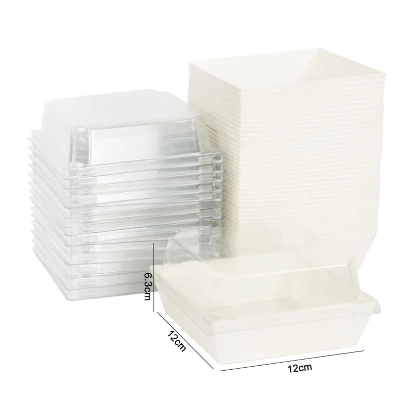Клеточная бумажная коробка с квадратной формой