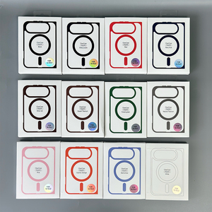 ฝาครอบอะคริลิคแบบวงแหวนแม่เหล็ก B202 สำหรับ iPhone และ Samsung รุ่นต่างๆ กรอบสีสันสดใส แยกชิ้นส่วน ผลิตตามสั่ง บรรจุภัณฑ์แบบกำหนดเอง - Product Image 6