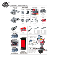 Moteur vertical sans balais SX2LF 500W, mini-machine de fraisage et de perçage, broche MT3, 220V/110V, haute précision, usage léger, 300x130x250mm