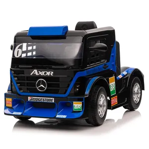 2022 Luxe Hot Model 24V Licentie Kinderen Rit Op Vrachtwagen Kinderen Batterij Power 6 Wielen Met Trailer Auto Voor kids