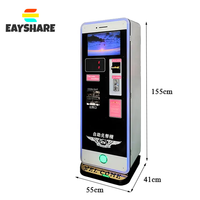 Machine de jeu d'échange de jetons ATM de style iPhone avec distributeur automatique de jetons en billets et en pièces