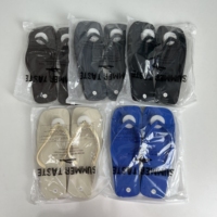 Tongs blanches en gros pour invités de mariage, sandales tongs pour femmes, chaussons d'hôtel personnalisables