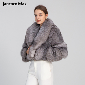Bán Buôn Mới Thời Trang Mùa Đông Dày Ấm Áo Khoác Lông Phụ Nữ Crop Bất Fox Fur Coat - Product Image 2