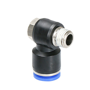 Pneumatic Hose <b>Quick</b> Connect Hex <b>Connector</b> Ph Series Blue 6 4 8 6 10 8 12 10 8 4 Metal Plastic - Product Image 1