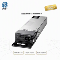 Alimentation de secours Cisco Switch 9300 PWR-C1-1100WAC-P=, 1100WAC, certifiée Platinum