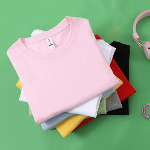 Unisex 180Gsm High Quality Cotton Loose Fit T-shirt Custom Streetwear Blank Tee T Shirt Men <b>Tshirt</b> - Product Image 3