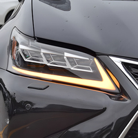 Feux avant LED KGKB pour Lexus GS (GS250 GS350 GS450) 2012-2015 Modèles GRL10/GWL10 Ensemble de phares avant Trois lentilles de projecteur