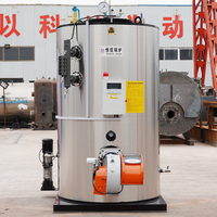 Generator uap industri otomatis Boiler cahaya Diesel Gas alami LPG minyak berat api 300kg-2000kg harga pabrik vertikal