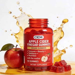 Gomitas de Vinagre de Sidra de Manzana con Vitaminas de Marca Propia para Adolescentes |   Fórmula Orgánica Natural para Apoyar la Quema de Grasa y Aumentar la Energía - Product Image 1