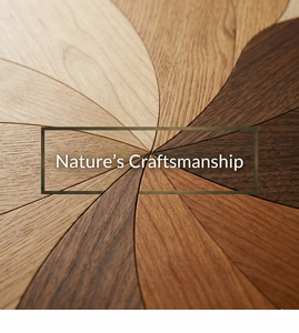 Parqué de Madera Decorativo Artístico de Lujo, Diseño de Loto con Hojas Curvas, Hexagonal Redondo, Tejido con 4 Tipos de Madera - Product Image 3