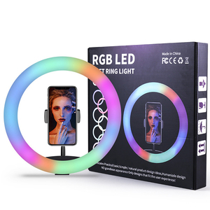 Aro de Luz LED RGB de 10 Pulgadas para Transmisiones en Vivo, Iluminación de Ambiente para Cine y <span class=keywords><strong>Televisión</strong></span>, Ideal para Influencers - Product Image 4