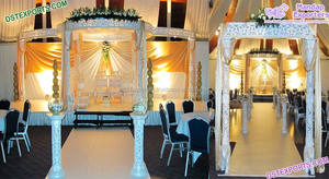 Magnífica Corona de Boda del Sur de la India, Mandap, la Mejor Corona del Sur de la India para Bodas, Mandap, Preciosa Corona Támil para Bodas, Mandap, Australia - Product Image 5