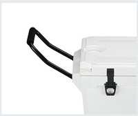 Glacière portative extérieure de chariot 45L 55L 75L 90L OEM glacière pour le coffre de voiture glacière avec roues et poignée