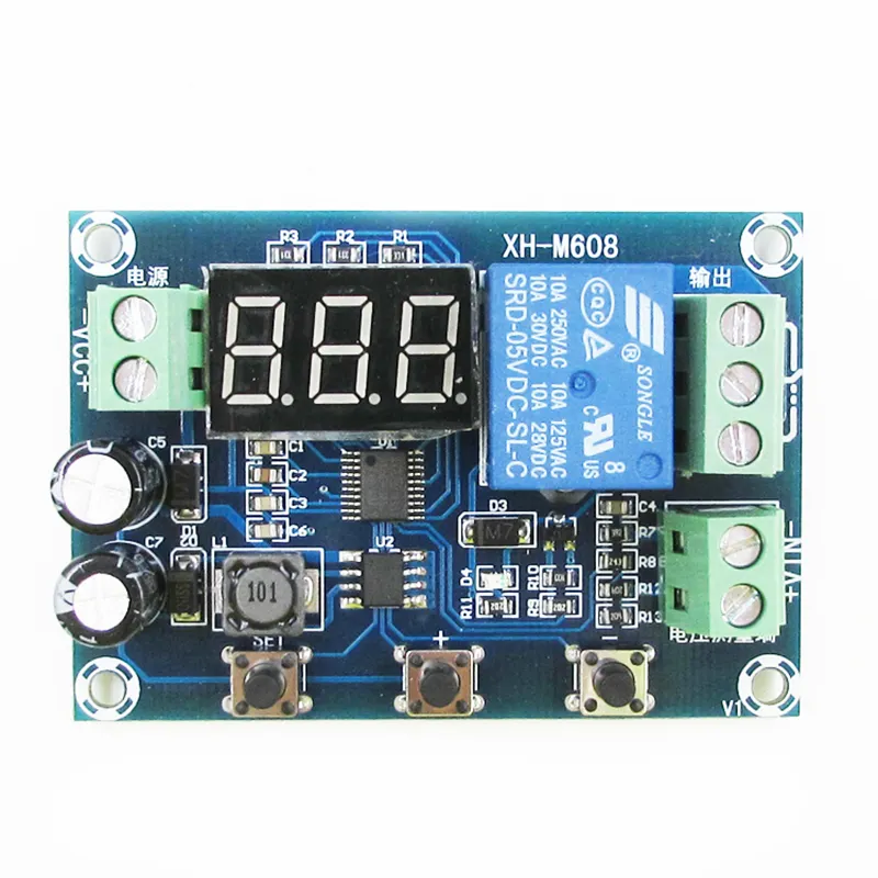 XH-M608 Batterij Opladen Module Meter Onder Spanning Overspanningsbeveiliging Voor Power Versterking Module