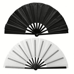 Abanicos Plegables de Poliéster de 13 Pulgadas para Sublimación, con Varillas de Plástico, Diseño Kung Fu, Abanico de Mano con Sonido - Product Image 3