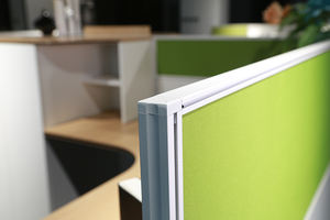 โต๊ะทำงานสำนักงานแบบโมดูลาร์รูปตัวแอลทันสมัย ดีไซน์ทันสมัย พร้อมฉาก<span class=keywords><strong>กั้น</strong></span>สำหรับห้องนั่งเล่น โรงเรียน และโรงพยาบาล - Product Image 3