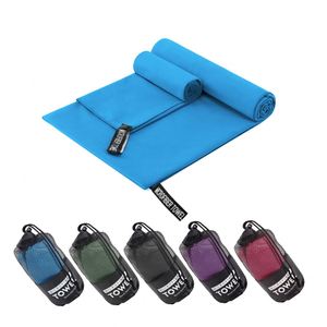 Polyester <b>Microfiber</b> Quick-Drying Woven Sports <b>Towel</b> for Fitness Camping Outdoor Activities & Travel - Product Image 1