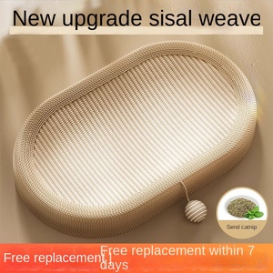 Tabla <span class=keywords><strong>de</strong></span> rascar para gatos ecológica Sisal y nido integrado <span class=keywords><strong>de</strong></span> 40cm, resistente al desgaste, resistente a los arañazos, tabla <span class=keywords><strong>de</strong></span> garra <span class=keywords><strong>de</strong></span> gato grande - Product Image 3