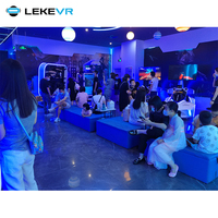 LEKE VR Attraction Business Set Réalité virtuelle Parc de divertissement pour enfants Motion Game Room Multiplayer VR Simulator Machine