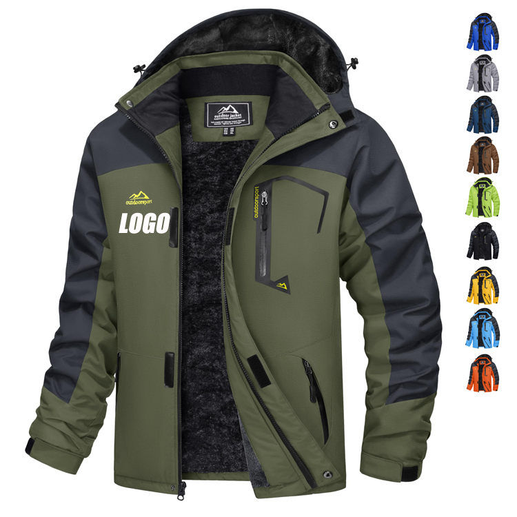 Power Punch Custom Logo Wind Breaker Jacket Outdoor Men Waterproof Windproof Jacket