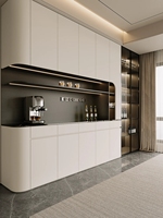 Kostenloses Design Umweltfreundliches Modernes Holz-Sideboard Aufbewahrungsschrank mit Kühlung Luxuriöse Ess- und Wohnzimmermöbel