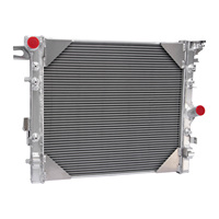 Radiator Aluminium GTGMOTO untuk Jeep Wrangler JK Sport 3.6L 3.8L V6 Manual MT tahun 2007~2018