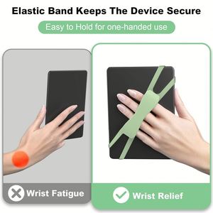 Comfortable Silicone Hand Strap for 4.7-<b>8</b> Inch E-Readers & <b>Tablets</b>, Anti-Slip Bed Reading Accessory - Product Image 4