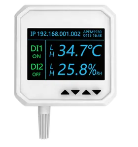 إنذار درجة الحرارة والرطوبة IP الاستشعار عن غرفة الخادم SNMP البروتوكول